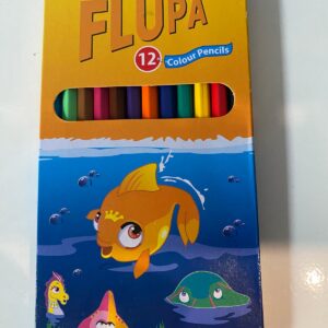 Goldfish adventures of flupa twelve Colour Pencils