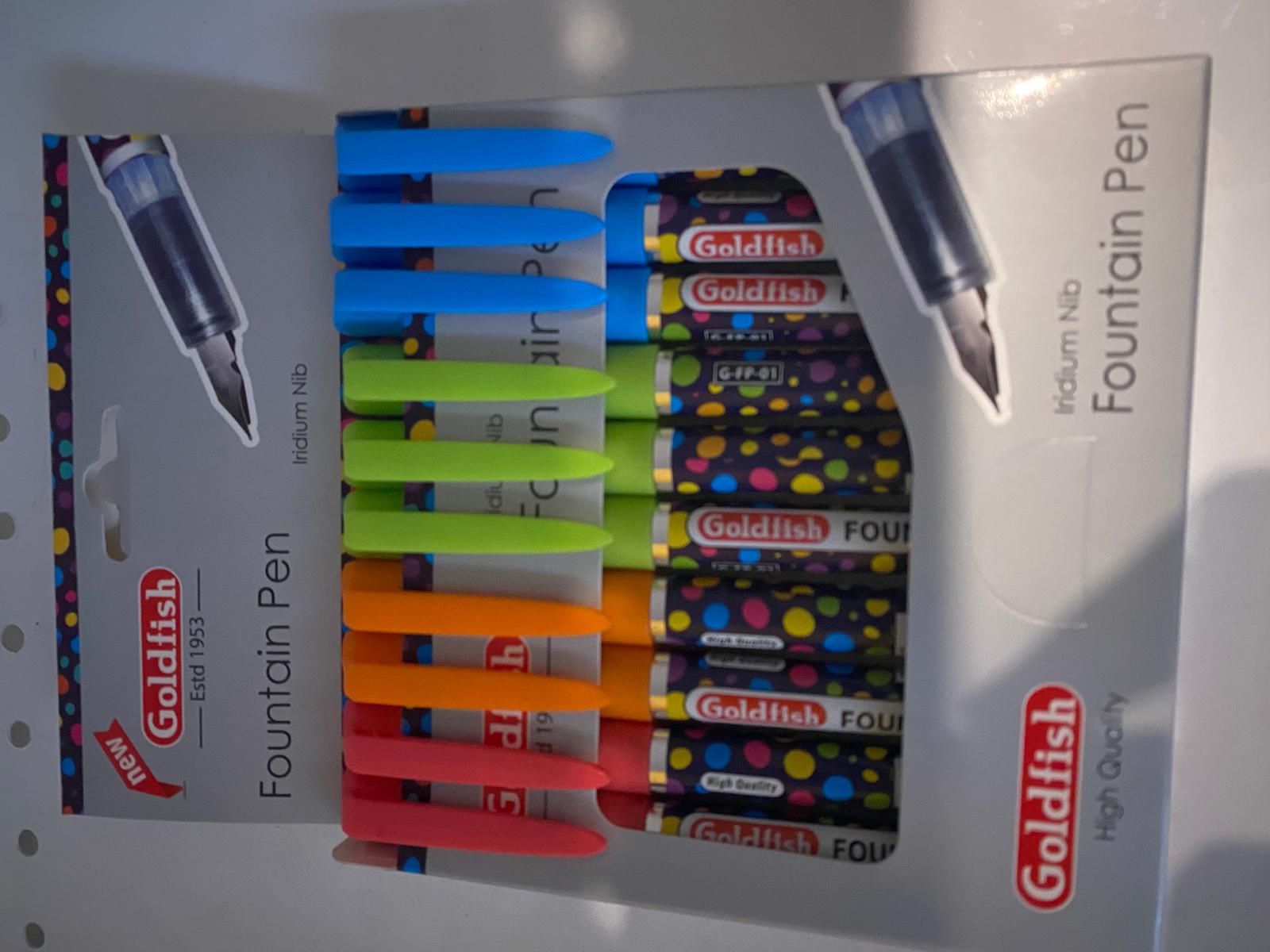 Fountain Pens- Iridium Nib- 120 rupees each pen