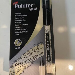 Dollar black pointer fineliner