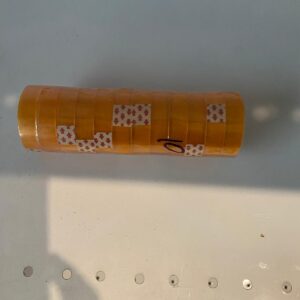 Self Adhesive packaging/scotch tape yellowclear small